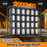 Nexvrtau Garage Shelving Heavy Duty,5 Tier Adjustable Metal Shelving Storage Rack,Storage Shelves,48" Wx20 Dx72.2 H,Industrial Shelving Unit for Basement,Warehouse,Garage Organization.1 Pack Nexvrtau