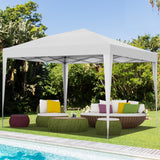 GDY 10'x10' Pop Up Canopy Tent, Outdoor Canopy Tent, Commercial Instant Gazebos, Portable Shelter Canopies, for Patio/Outdoor/Wedding Parties and Events, (White) GDY