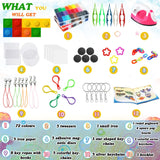 Fuse Beads Set of 72 Colors, 12600 Pcs 5mm Fuse Beads with Portable Mini Iron 5 Pegboards 5 Iron Paper 5 Adhesive Magnetic Discs 5 Tweezers 16 Keychains 8 Key Ropes with Hooks Booklet for Kids Yuxung