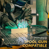 TOOLIOM MIG/TIG/CUT/Stick Welder 5 in 1 Multiprocess Welding Machine 110/220V Dual Voltage Aluminum Welding Machine Spool Gun Compatible TOOLIOM