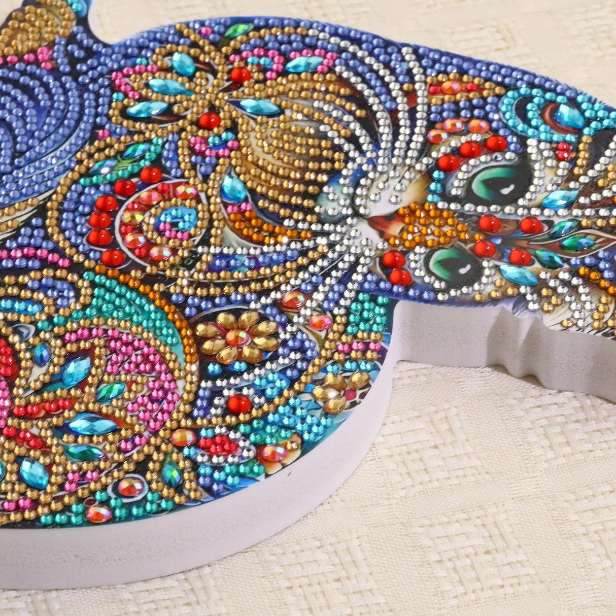 Yanfairy Tabletop Diamond Art Kits for Adults - Cat Diamond Painting Figurines Ornaments, DIY 5D Diamond Art Statues Diamond Dots Sculpture Special Shaped Paintings with Diamonds Gem Art and Crafts Yanfairy