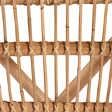 bali & pari Alleta Natural Rattan Dining Chair, 2-Piece Set bali & pari