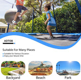 AOTOB 12 FT Trampoline Safety Enclosure Net Combo Bounce Jump for Kids Outdoor with Spring Pad Waterproof Jump Mat & Ladder AOTOB