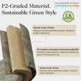 May in Color Fireplace TV Stand for 65+ Inch TV, Farmhouse Entertainment Center with 23" Electric Fireplace with Remote, Modern Rustic TV Console with Sliding Bar Door for Living Room,Light Grey May in Color