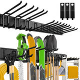 klasit Garage Wall Organizer,15Pack Carries 675 lbs,Garden Tool Organizer 48in With Large Storage Space,Easy Assembly, Sturdy Design,for Efficient Tool Storage Garage Organization klasit