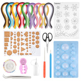 TUPARKA 19 Pcs Paper Quilling Kits 45 Colors 900 Strips Quilling Art Paper DIY Craft TUPARKA
