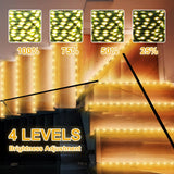 ROADAYLY 394 FT 1000 LED Christmas Lights Outdoor Waterproof Christmas Tree Lights with Remote Timer 8 Modes Green Wire Plug Fairy Lights Indoor Twinkle String Lights Xmas Decorations (Warm White) ROADAYLY