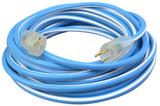 Southwire 1639SW0061 12/3 100' SJEOW Supreme Extension Cord, Blue/White Southwire