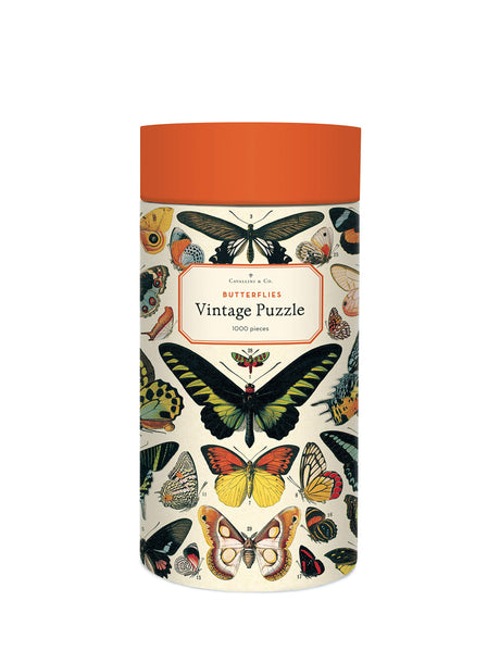 Cavallini Papers & Co. Butterflies 1,000 Piece Puzzle, Multi Cavallini