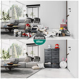 YITAHOME 10 Drawer Dresser - Fabric Storage Tower, Organizer Unit for Living Room, Hallway, Closets - Sturdy Steel Frame, Wooden Top & Easy Pull Fabric Bins YITAHOME