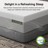 Novilla 14 Inch King Size Mattress, Gel King Memory Foam Mattress in a Box with Cool-Touch Nylon Cover for Cooling Night Sleep, Pain Relief & Spinal Support with Comfort Foam, CertiPUR-US Certified Novilla