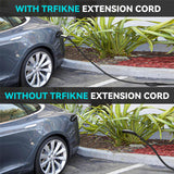 TRFIKNE 21ft/ 6M Tesla Extension Cord, Max 50A 12KW Tesla Charger Extension Cable, Tesla Charging Cable for Model Y/3/S/X, Fits All Tesla Mobile Chargers or Wall Connectors, Tesla EV Extension Cord TRFIKNE