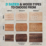 Blue Ridge Mountain Gifts Personalized Wood Cutting Board with Gift Box, Stand, and Oil Included Laser Engraved Anniversary or Wedding Gift Couples Housewarming Present Blue Ridge Mountain Gifts