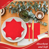 Perfect Stix 150 Pieces Christmas Cocktail Napkins Disposable. Paper Napkins 2 Ply for Christmas Holidays. 3 Solid Colors, Red, Green, White. Pack of 150 count. 50 Of Each Color. Perfect Stix
