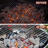 Nylon Grill Brush No Wire Bristle Barbecue Brush Grill Cleaning Kit Safe Grill Scraper Brush for Outdoor Grill Cleaner with Hole BBQ Brush Accessories Clean Cool Grates Gift for Men/Dad 3 PCS Novaspark