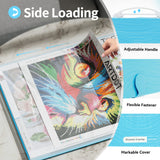 ARTDOT A3 Storage Book for Diamond Art Kits, Portfolio Folder for Diamond Painting Accessories with 30 Pocket Slevees Protectors (16.9x12.4inches) ARTDOT