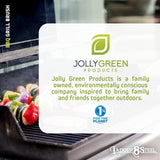 Jolly Green Products Heavy Duty Pike Pole Grill Brush Designed by Firefighter | Grill Brush for Outdoor Grill | BBQ Grill Brush | Best Grill Brush | Gas Grill Brush | BBQ Gifts for Men Jolly Green Products