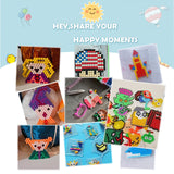 KACAGA Non-Iron Fuse Beads Over 6000 Arts Crafts Bead and Accessories Set Refill No Heat Creative DIY Starter Kit Toys for Kids KACAGA