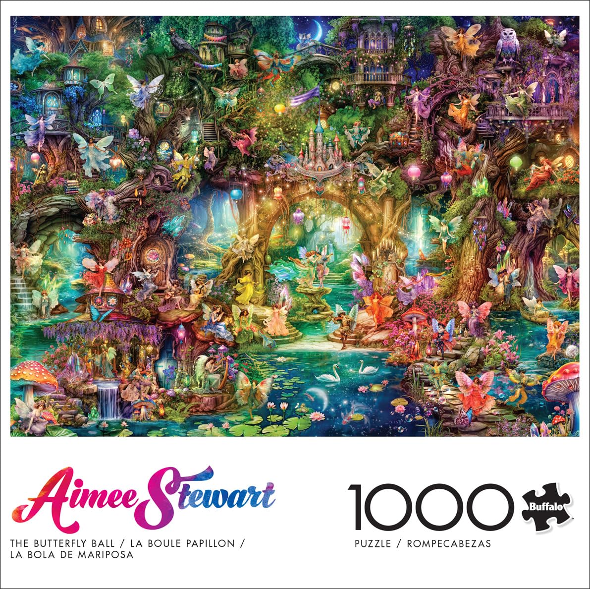 Buffalo Games - Aimee Stewart - The Butterfly Ball - 1000 Piece Jigsaw Puzzle for Adults -Challenging Puzzle Perfect for Game Nights - Finished Size is 26.75 x 19.75