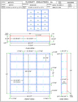 Concepts In Wood Traditional 72inches Tall 15-Shelf Triple Wide Wood Bookcase, Dry Oak Concepts In Wood