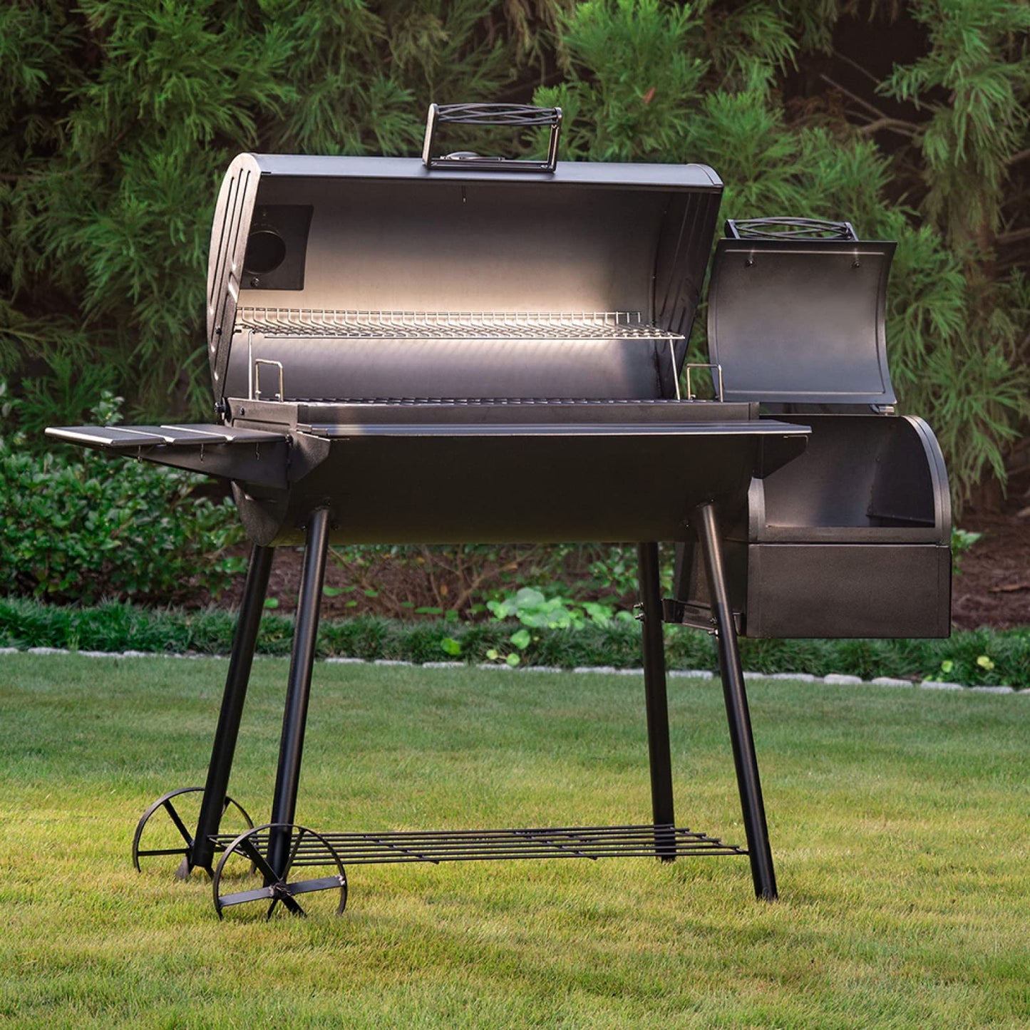 Char-Griller King-Griller E3018 Smokin' Ace BBQ Charcoal Grill and Smoker, Black