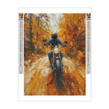 YOUSHIHA Motorcycle Diamond Painting Kits for Adults,Vehicle Diamond Painting Art Kit for Adult,5D Full Drill Diamond Dots Painting for Beginners Home Wall Decor Gifts 12x16 Inch YOUSHIHA