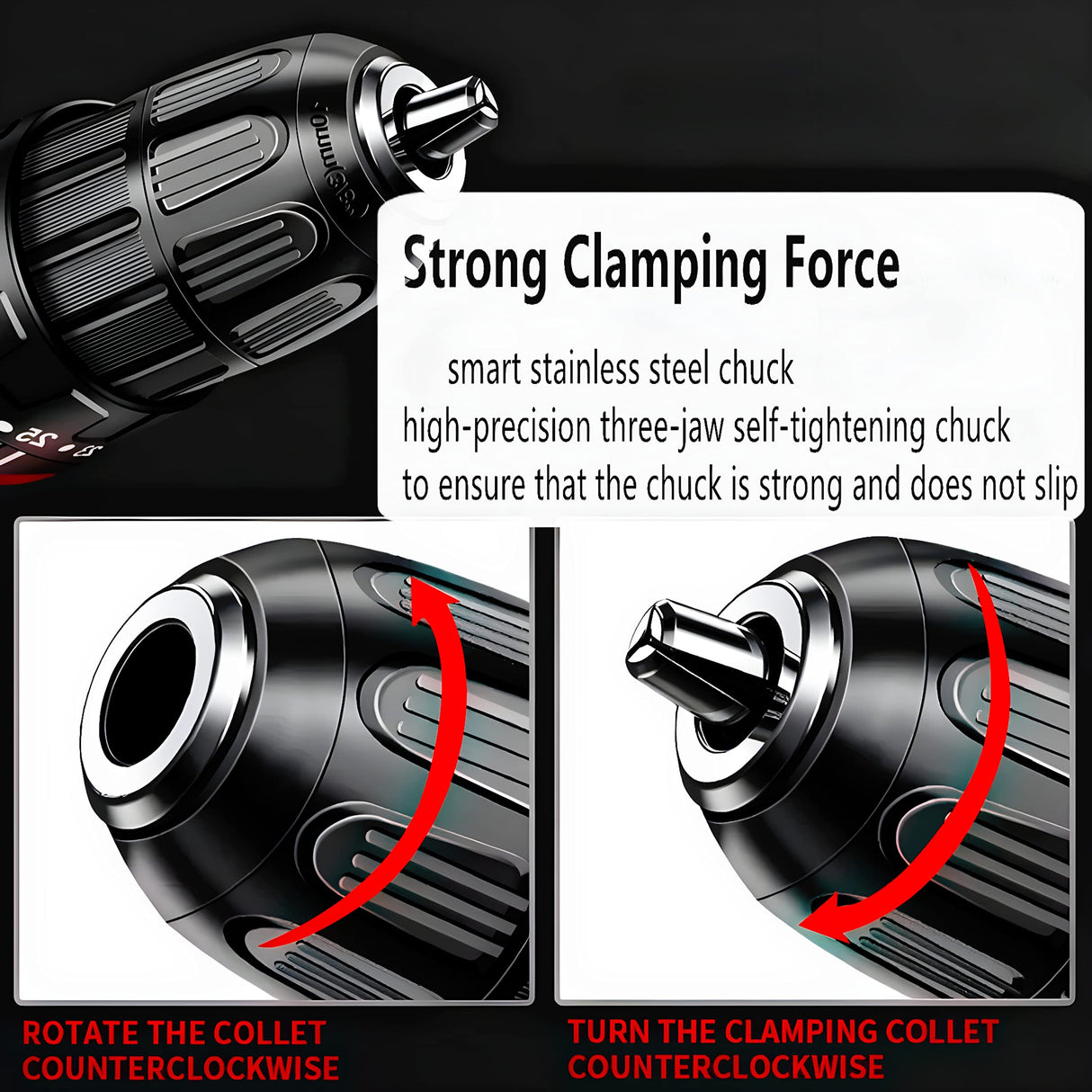 Tool set with 18v cordless drill (2 battery), 126 pieces professional home tool combo Kit. Cordless power Drill and Toolbox set for Household, Homeowners, office, garden, house repair and maintenance. Baraz