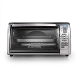 Black+Decker Countertop Convection Toaster Oven, 8 One-touch Cooking Functions, Stainless Steel BLACK+DECKER