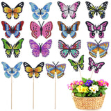 ZYNERY Butterfly Diamond Art Kit - 12 PCS Mini Art Craft Supplies for Adults - Garden Decor Painting ZYNERY