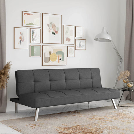 Serta Rane Convertible Sofa Bed, Charcoal Serta