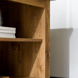 Walker Edison Wren Classic 4 Cubby TV Stand for TVs up to 65 Inches, 58 Inch, Barnwood Walker Edison