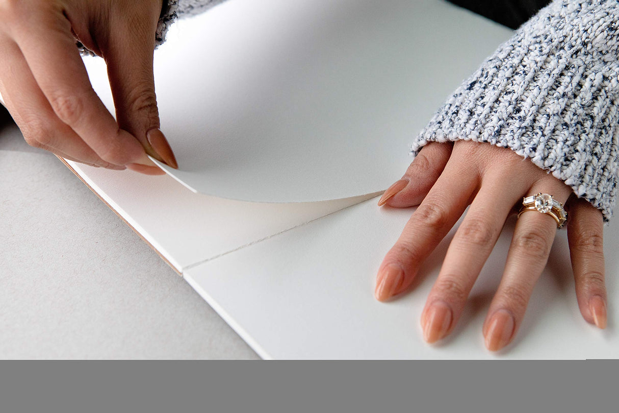 Strathmore (462-106 400 Series Mixed Media Pad, 6"x8", 15 Sheets , White Strathmore