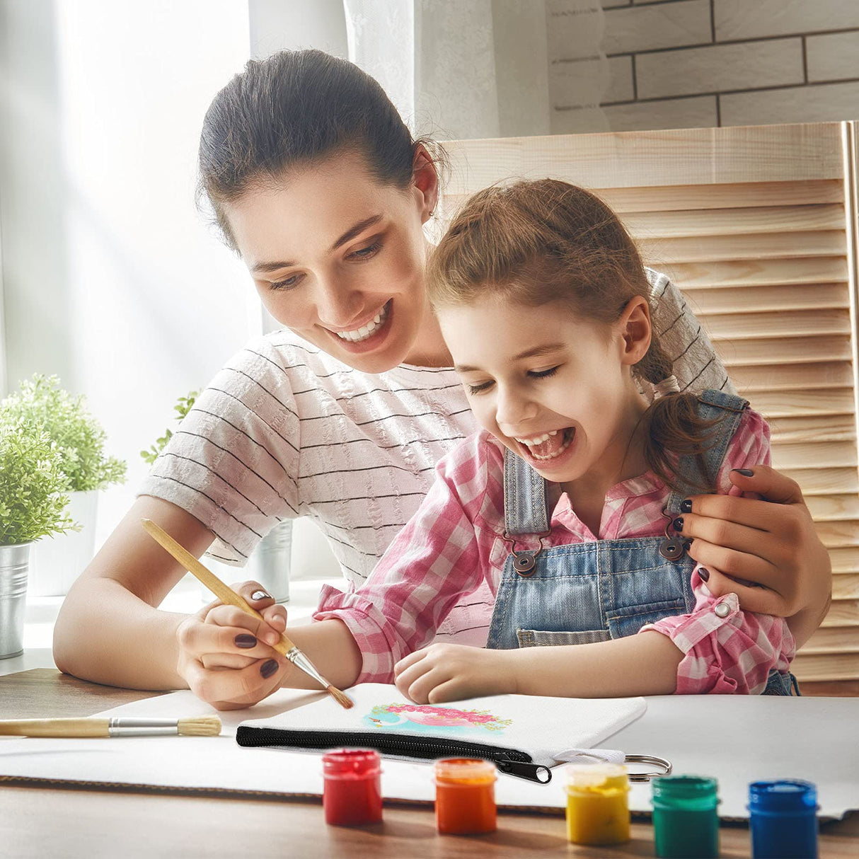 30 Pieces Sublimation Coin Purse Canvas Makeup Bag Blank Cosmetic Pouch with Zipper DIY Craft Bag Canvas Pencil Pouch Travel Cosmetic Bag Cosmetic Organizer Bag Toiletry Pouch for Travel, Black, Frienda