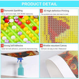 LumiCraft Starry Castle Diamond Art Kits for Adults, Cartoon Diamond Painting Kits, 5D Full Drill Crystal Rhinestones Art Kits for Beginner Home Wall Decor 12x16in LumiCraft