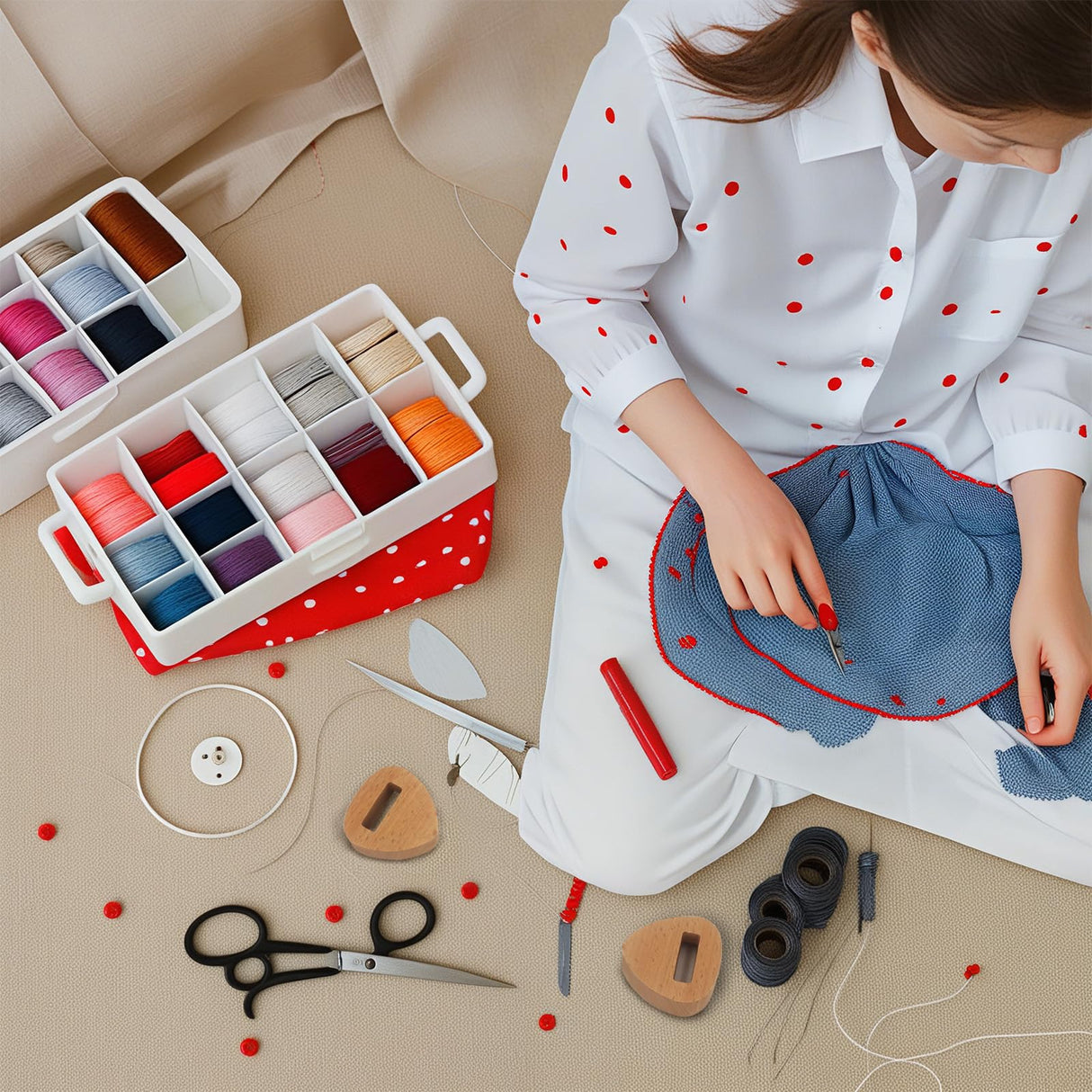 GeryVtee 6 Pcs Small Embroidery Hoop Stand Embroidery Hoop Display Stand Embroidery Frames for Display Embroidery Cross Stitch Hoop Accessories Decor (Triangle) GeryVtee