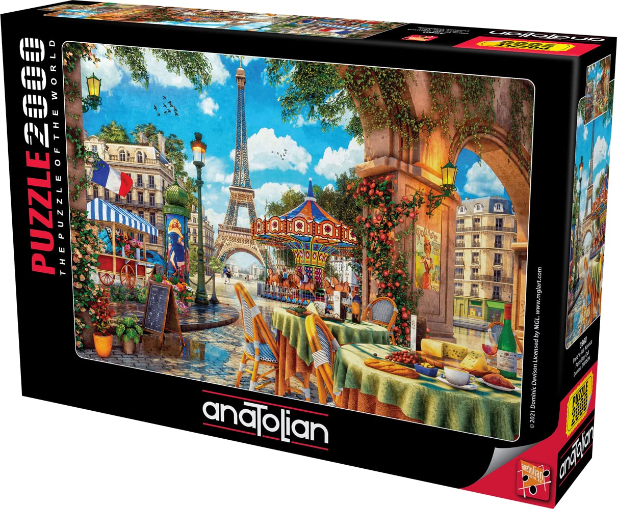 Anatolian Puzzle - Paris Day Out, 2000 Piece Jigsaw Puzzle, 3960,Multicolor,Standard Anatolian