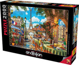 Anatolian Puzzle - Paris Day Out, 2000 Piece Jigsaw Puzzle, 3960,Multicolor,Standard Anatolian