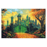 IREDLII DIY Diamond Art Kits for Adults Classic Movie Scenes, Full Drill Round Rhinestone Diamond Painting Kits for Adults, Cross Stitch Embroidery Canvas for Crafts Home Wall Decor 50x40cm IREDLII