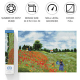 DIAMOND DOTZ Poppy Fields (apr?s Monet) Diamond Painting Kits for Adults - Diamond Art Kits a Relaxing Creative Craft Kit with Dotz Gems 22x16 DIAMOND DOTZ