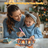 MOGTAA Fall Pumpkin Diamond Art Hanging Pendant Kits, Pumpkin Diamond Art Kits for Adults, 5D Special Shape Diamond Painting Gem Art for Home Garden Wall Decor MOGTAA