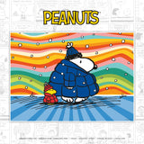 Ceaco - Peanuts - Puffer Coat - 500 Piece Jigsaw Puzzle – Oversized Pieces – Easy to Hold – EZ Hold Ceaco