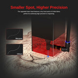 Mecpow X3 Pro Laser Engraver with Air Assist - 60W Laser Cutter, 10W High Accuracy Laser Engraving Machine for Wood Metal and Acrylic, 16.0 x 15.7" Working Area Mecpow