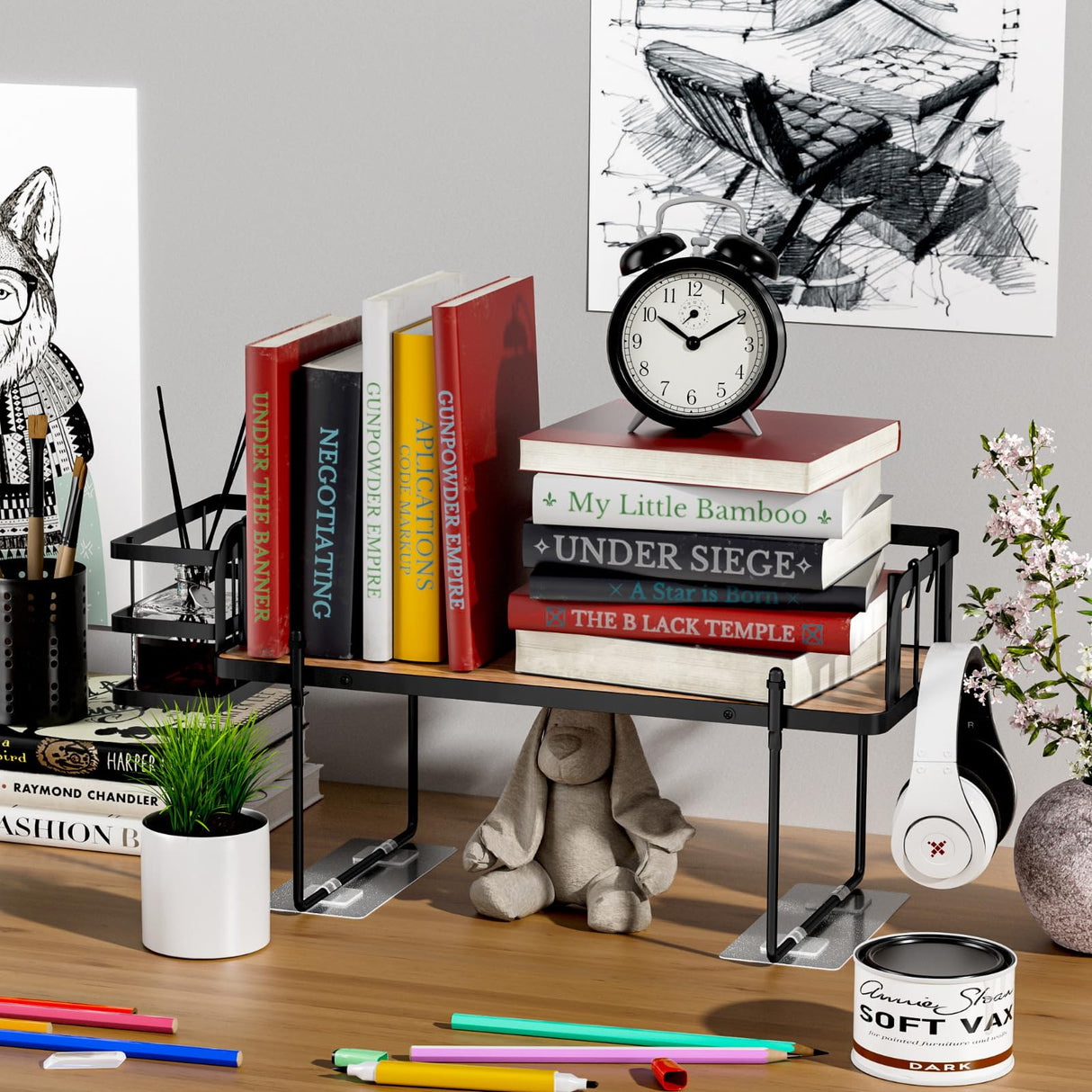 Over The Toilet Storage, Over Toilet Shelf Organizer, Bathroom Organizer Over Toilet with Removable Basket Paper Holder, Above Toilet Storage with Non-Trace Adhesive, No Drilling Toilet Organizer DTUQYX