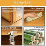 5-Tier Curio Display Cabinet, Storage Shelves with Acrylic Door, Collectibles Toy Organizers Rack & Display Shelf, Display Case for Playroom Bedroom Toddler's Room Kids Bookcase (Wooden double door) iusyugh