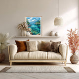 ARNLRDYA Lake Tahoe Paint by Number Kits, Snowy Mountains Paint by Numbers for Adult, Forest Fir Scenery Acrylic Painting on Canvas for Gifts Home Wall Decor(16inch×20inches, No Frame) ARNLRDYA