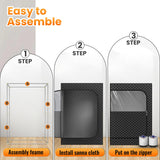 Manastin 2 Person Portable Steam Sauna for Home, 1 or 2 Person Full Body Sauna Tent with 2 Foldable Chairs,9 Levels of Sauna Box with Remote Control, Black Manastin