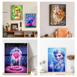 FFPTBNYX 12Pack Diamond Painting Kits for Adults,5D Cartoon Series Diamond Art Kit for Beginners, DIY Paint with Diamonds Round Full Drill Paintings Gem Art for Home Wall Decor 12x16 Inch FFPTBNYX