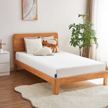 UACEO Twin Mattress, 6 Inch Memory Foam Mattress in a Box, Fiberglass Free Twin Size Mattresses for Pressure & Pain Relief, Soft and Comfortable UACEO