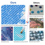 Camocin Diamond Art Kits for Adults Elephant, 5D Tulips Diamond Painting Kits for Adults Beginners, DIY Elephant Full Round Dots Drill Gem Art Kit for Gift Home Wall Decor 14 x 14 Inch Camocin