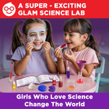 Doctor Jupiter Glam DIY Craft, Make-Up Kit for Girls Ages 6-8-12 | Lip Gloss, Bath Bomb, Perfume Making Kit with 50 Beauty Science Experiments | Birthday Gift Ideas for 6-7-8-9+ Year Old Girls Doctor Jupiter